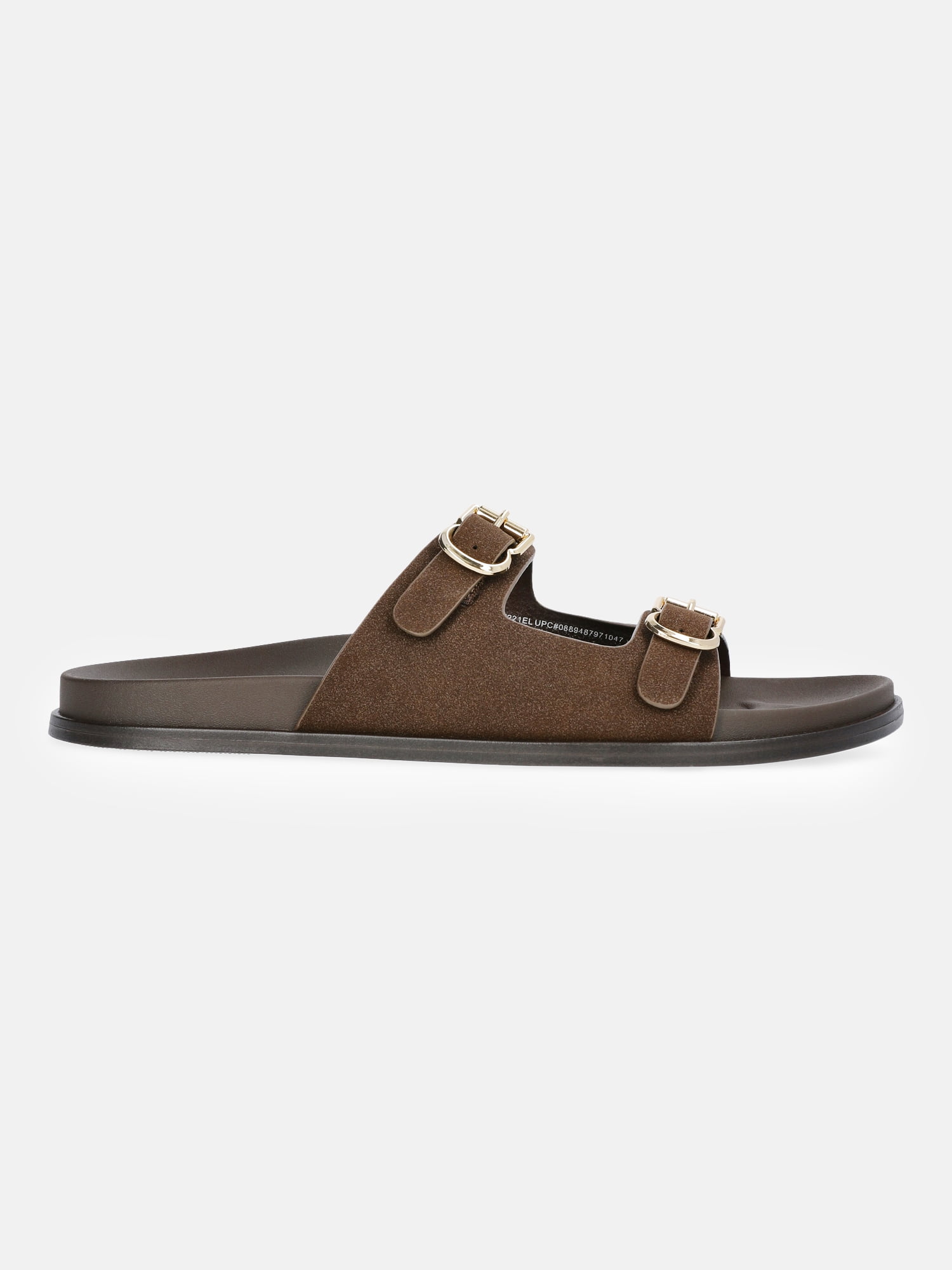 Free Assembly Women's Double Strap Footbed Slide Sandals