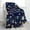 Dark Blue Space Gifts, variant on Space Blanket Gifts for Boys Son Brother Birthday Christmas Inspirational Astronauts Planets Rockets Print Present Decor for Astronomy Lovers Home Sofa Couch Adults Kids Soft Cozy Throw 50"x60"