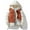 A Orange, variant on Men's Padded Coat Solid Zip Up Quilted Hooded Coats Casual Comfy Thickened Warm Coats Hooded Parka Jacket Winter Clothes with Zip Pocket Wine XL