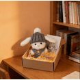 thumbnail image 3 of Easter Bunny Stuffed Animal, Mini Bunny Hugs Plush Toy with Knit Hat and Inspiring Message, Mini Bunny Hugs in Box,Cute Easter Gift for Kids (Mini BunniesA), 3 of 5