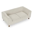 thumbnail image 7 of Pet Bed, Pet Sofa with Backrest and Armrests, Modern Rectangular Pet Sofa Suitable for Medium and Large Dogs, Soft Cushion Comfortable Dog Sofa, Beige, 7 of 7