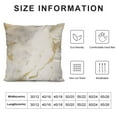 thumbnail image 6 of JEUXUS 2-Piece Short Plush Pillowcase Set (Universal 1) White and Gold for Home Decor White, 6 of 6