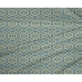 thumbnail image 5 of oneOone Tissu Polyester Lycra Triangle Imprimé Géométrique au Mètre 56 Pouces de Large, 5 of 5