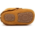 thumbnail image 4 of Leather Baby Moccasins Hard Soled Tassel Crib Toddler Shoes for Boys and Girls, 4 of 7