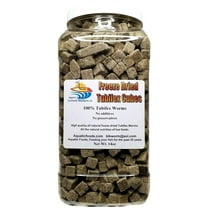 14oz Freeze Dried Tubifex Worm Cubes. 100% Tubifex Worms for All Tropical Fish, Marine Fish, Land & Aquatic Turtles. Aquatic Foods Premium Freeze Dried Tropical Fish Foods. 14oz-Jar