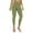 Green, variant on No Boundaries Leggings Solid High Waist Casual Ankle Slim-Leg Leggings