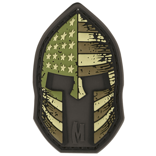 Maxpedition Stars and Stripes Spartan Morale Patch,2x1.2in,Arid