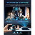 thumbnail image 5 of Hewcham 5G WiFi Bluetooth Projector, 22000LM Full HD Movie Projector with LCD Technology & Keystone, 5 of 7