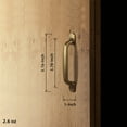 thumbnail image 2 of Goo-Ki 6 Pack Zinc Alloy Pulls Antique Brass Cabinet 3.78-Inch(96mm) Mid-Century Modern Hardware for Kitchen and Bathroom, 2 of 7