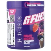 G FUEL Energy Formula, Miami Nights, Strawberry Colada, 8.7 oz (248 g)