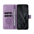 thumbnail image 6 of TECH CIRCLE for Google Pixel 9 Pro XL Wallet Case, Tree Embossed PU Leather Flip Folio Kickstand Card Holder Magnetic Wrist Strap Protective Case for Google Pixel 9 Pro XL 6.8" 2024,Lightpurple, 6 of 10
