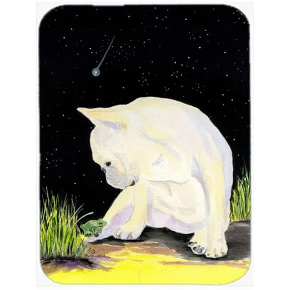 Carolines Treasures French Bulldog Glass Cutting Board Large 12H x 16W multicolor