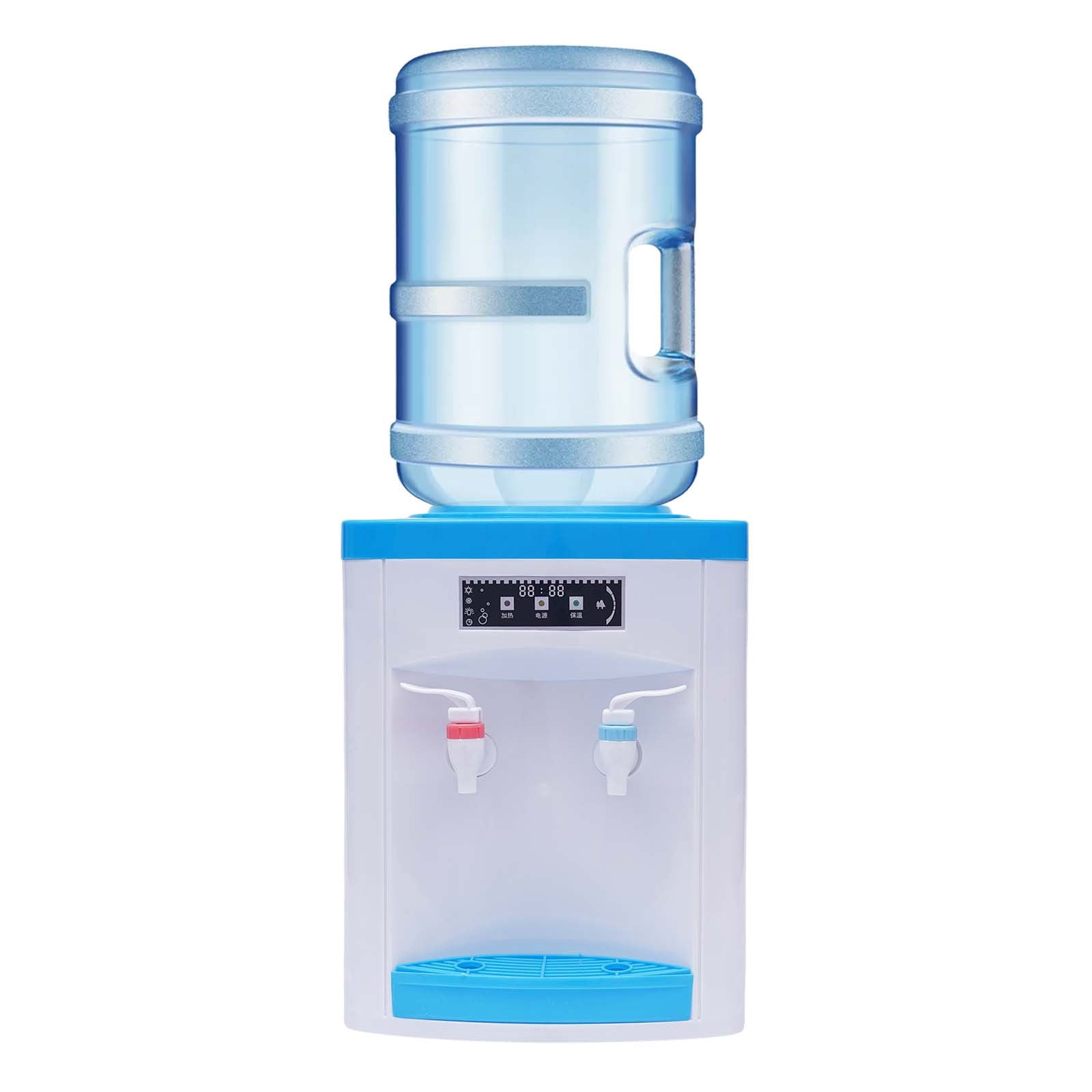 Hot Cold Water Dispenser Desktop, 550W Electric Water Dispenser Office, Countertop Top Dispenser Water Machine for Hold 5-18L Bucket