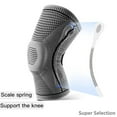 thumbnail image 5 of Knee Support Brace With Silicone Gel Pad - Medical Grade Patella Strap For Meniscus Pain Relief, Compression Sleeve For Running, Basketball, Volleyball, Workout, Joint Protection, 5 of 23