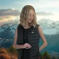 thumbnail image 3 of Chaleco Acolchado Impermeable HikePath para Mujer Negro Talla Extra Grande, 3 of 6