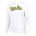 thumbnail image 2 of Men's Starter White Green Bay Packers Tailsweep Team Graphic Tri-Blend Fleece Pullover Sweatshirt, 2 of 3