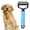 A, variant on Pet 2-in-1 Stainless Steel Detangler Comb Cat & Dog Grooming Brush Groomer, Fleas Tool