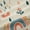 Beige Brown, variant on Manfei Cute Cartoon Rainbow Black Out Curtains,Colorful Striped Lines Curtains Pack of 2 (42x63 Each),Kawaii Dinosaur Egg Bedroom Curtains For Teens,Ultra Soft Home Decor
