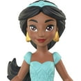 thumbnail image 4 of Disney Princess Jasmine Small Doll, Black Hair & Brown Eyes, Signature 2-Piece Look with Pants, 4 of 6