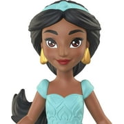 Disney Princess Jasmine Small Doll, Black Hair & Brown Eyes, Signature 2-Piece Look with Pants