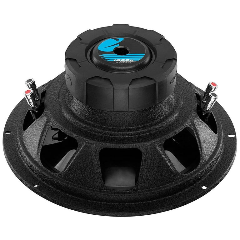 Planet Audio AC12D 12 Inch Dual 4 Ohm, 1800W DVC Car Audio Power