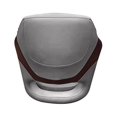thumbnail image 2 of Seamander S1043 Gray Premier Pontoon Bucket Captain Seat, 2 of 4
