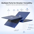 thumbnail image 6 of 15.6 IPS FHD-Laptop, 8 Cores Intel Core i5-12450H(Beat i7-11800H, Up to 4.4GHz), 8GB DDR4 256GB SSD, Business-Laptop, Laptop-Computer with Backlit Keyboard Fingerprint, Type C 100W, WiFi 6, Win11, 6 of 7