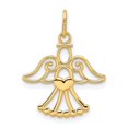 thumbnail image 4 of 14k Yellow Gold Angel Charm Pendant, 4 of 4