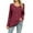 Wine, variant on Plebaso Women's Tunic Tops with Leggings Knit Long Sleeve Shirts Lightweight Pullover Sweater with Buttons