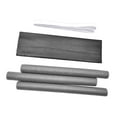 thumbnail image 5 of TISHITA under Door Draft Stopper, Bottom Door Draft Stopper, Dustproof Soundproof Cuttable Door Seal Sweep Stopper, for Garage , Black, 5 of 8
