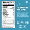 thumbnail image 3 of Chomplings Grass-Fed and Finished Sea Salt Beef Jerky Mini Snack Sticks, 24 Count, 4g of Protein, 3 of 7