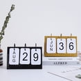 thumbnail image 4 of Monstrate Calendario de escritorio Calendarios Adorno resistente al desgaste Decoración de escritorio Hierro de pie Cuenta atrás diaria Semanal Decoración del hogar Negro Monstrate HA080032-01, 4 of 6