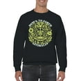 thumbnail image 2 of Down to Earth Literally Skeleton Art Men's Sweatshirt, 2 of 3