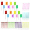 96 Piece Letter N Birthday Cake Candles Set with Holders Value Pack, for Baby Shower Kids Birthday Graduations Anniversary Party Dessert Decoration