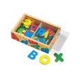 thumbnail image 4 of Melissa & Doug 52 Wooden Alphabet Magnets in a Box - Uppercase and Lowercase Letters - FSC Certified, 4 of 5