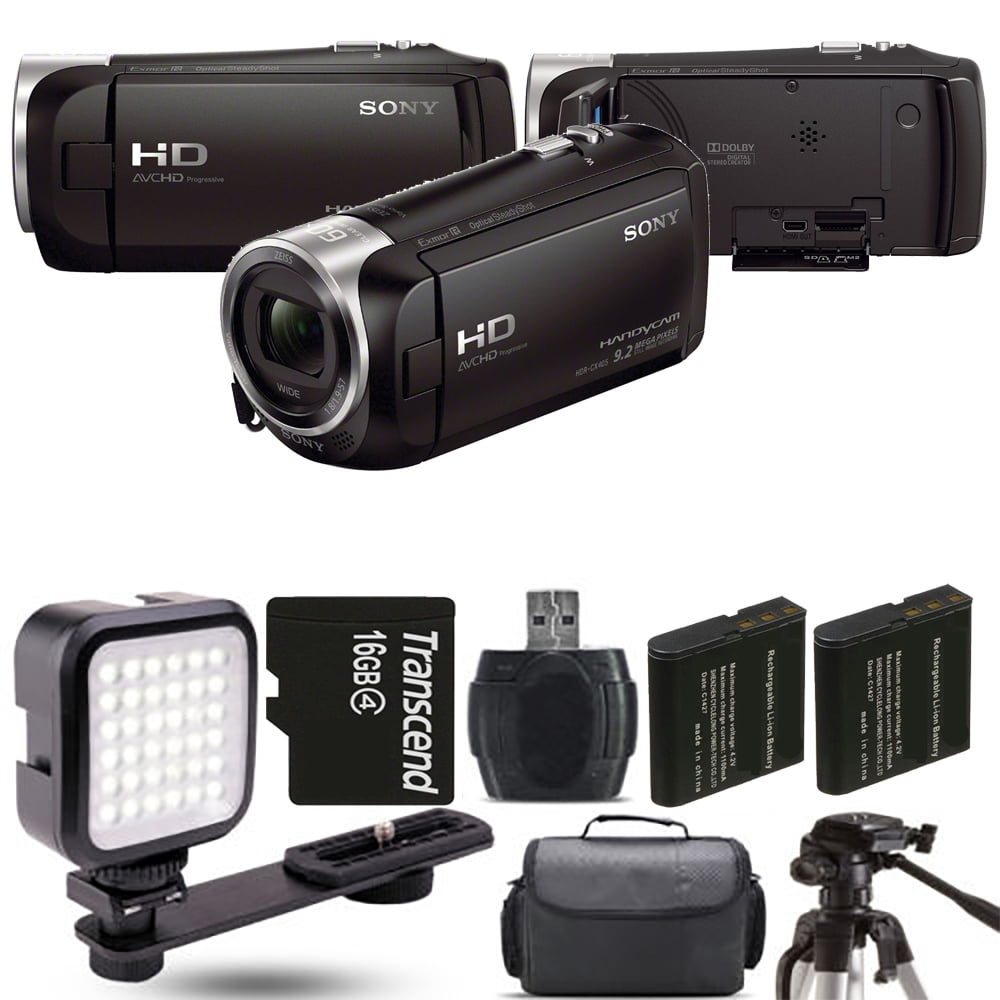 Sony HDR-CX405 HD Handycam + Extra Battery + LED - 16GB Kit Sony HDR-CX405 HD Handycam + Extra Battery + LED - 16GB Kit