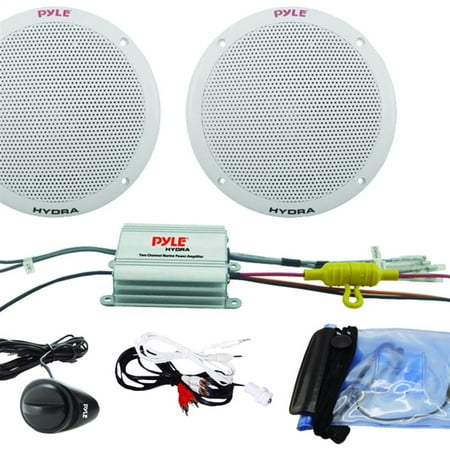 6.5" 2-Channel Waterproof MP3-iPod Marine Speaker System