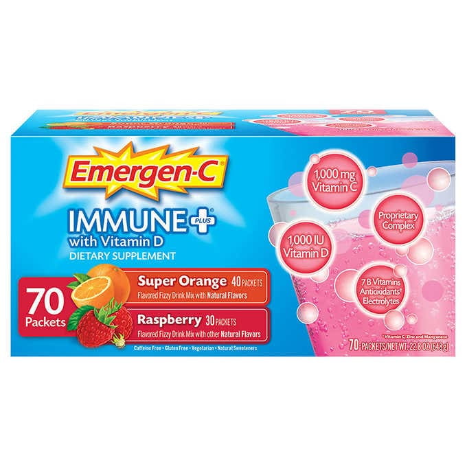 EmergenC Immune Plus, 70 Packets