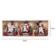 thumbnail image 4 of 9 piezas de decoraciones colgantes navideñas, adornos colgantes navideños, decoración navideña de madera multiusos para fiestas temáticas, vacaciones Coche deslizante Macarena Rebanadas colgantes, 4 of 8