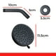 thumbnail image 5 of Regadera Redonda Urrea 3 Funciones Baño Negra Mate 3031FB.2, 5 of 8
