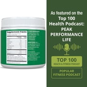 Peak Performance Nitric Oxide Powder, USDA Organic, Gluten-Free, Circulation Support, 1-Count, 5.9 oz