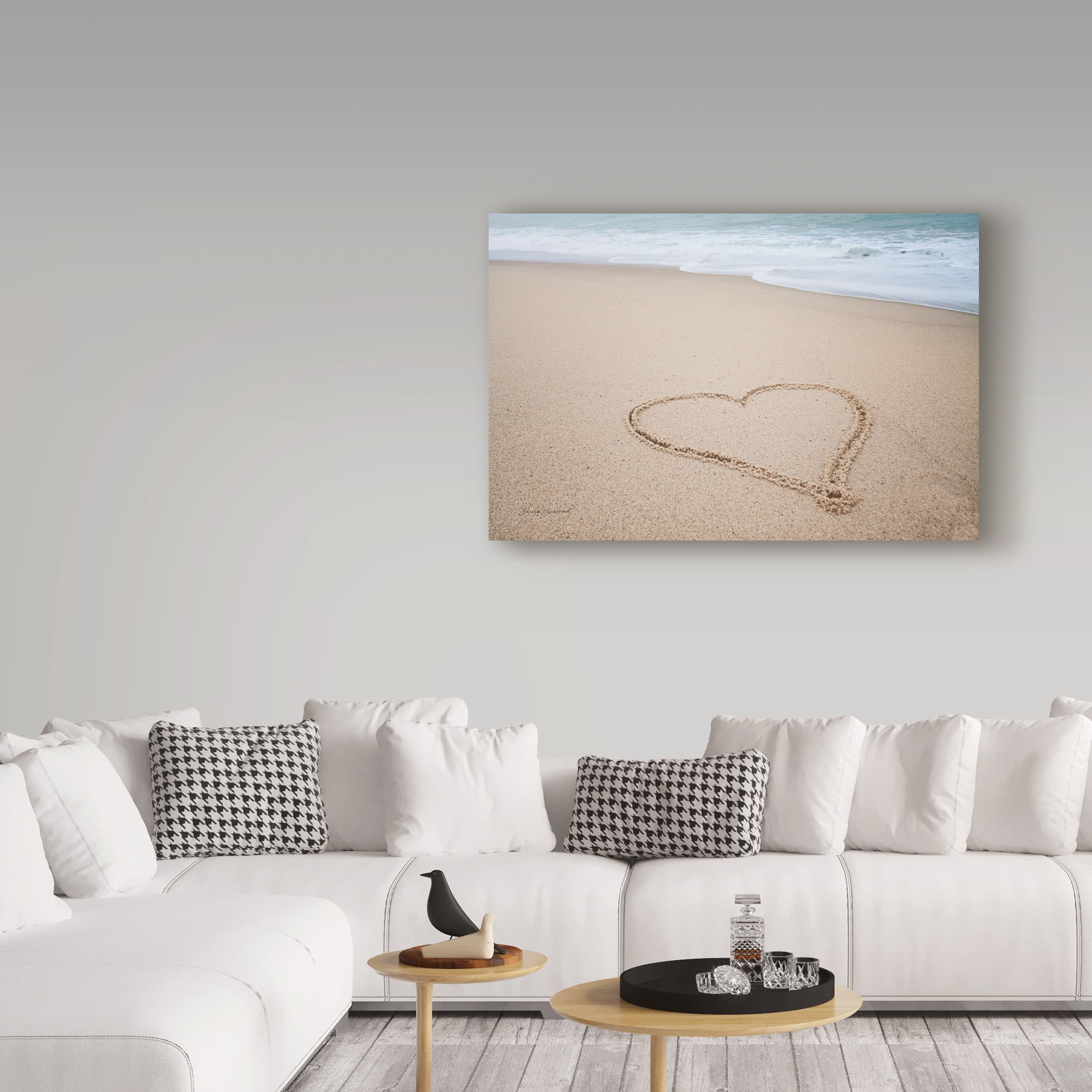 Trademark Fine Art 'Beach Love I' Canvas Art by Laura Marshall