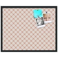 thumbnail image 2 of PinPix 30x24 Custom Cork Bulletin Board Argyle Tan Poster Board Has a Fabric Style Canvas Finish, Framed in Argyle Tan, by ArtToFrames (PinPix-643), 2 of 6