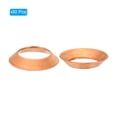 thumbnail image 3 of Uxcell Flare Gasket,30Pcs Fit for 3/8" Tube Size 45 Degree Copper Flared Pipe Fitting, 3 of 5