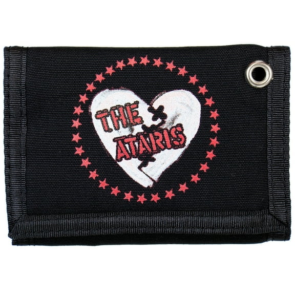 Ataris - Skull & Heart Nylon Tri-Fold Wallet