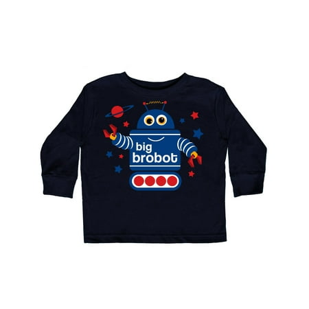 

Inktastic Robot Brother Gift Toddler Boy Girl Long Sleeve T-Shirt
