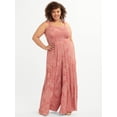 thumbnail image 5 of Jessica Simpson Women's and Women's Plus Jolie Tiered Jumpsuit, Sizes XS-4X, 5 of 6