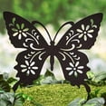 thumbnail image 5 of Negro para mariposa para arte, adornos de patio trasero y accesorios para césped, estacas de animales, arte de jardín para decoraciones de mariposas, 5 of 5