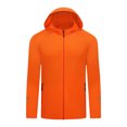 thumbnail image 5 of Yanghang Hooded Men's Solid Color Breathable Sports And Ditness Training Long Sleeved Hooded Casual Windbreaker Jacket Casual, 5 of 6