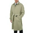 thumbnail image 5 of Men's Single Breasted Beige Long Trench Coat Jacket With Removable Belt & Liner, 5 of 10
